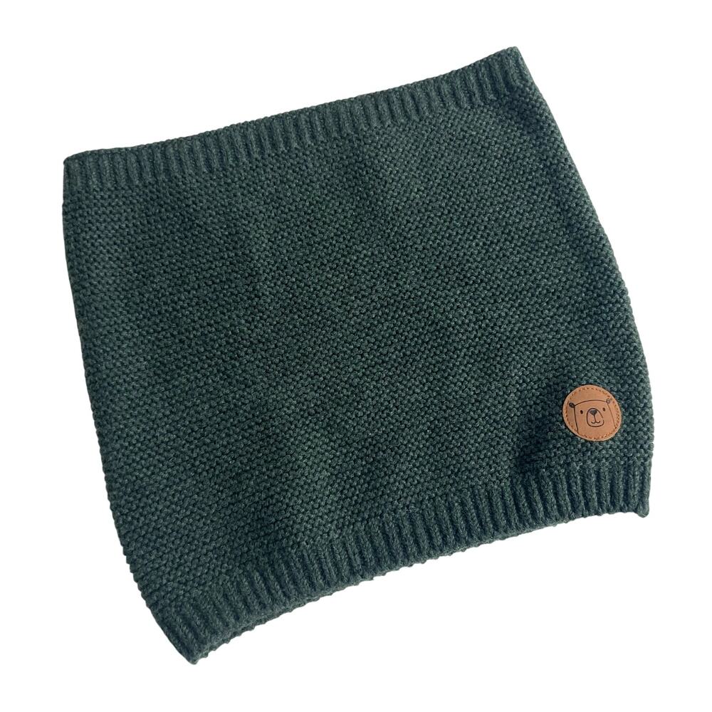 H&M Garter Stitched Tube Scarf - Green